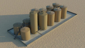 Desanding and Oil recovery tanks