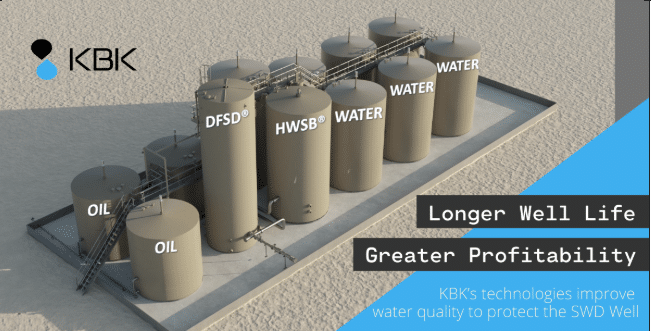 Ideal tank layout for oil water seperation systems